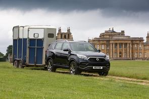 Best used car for towing horse box?