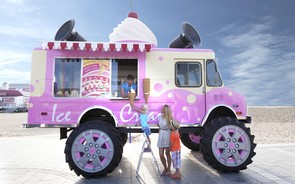 Looking for an ice-cream van.