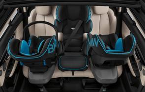 I need to fit in three child seats...
